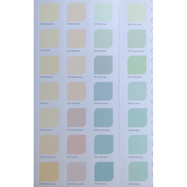 Bảng màu sơn Nippon Vatex sẽ giúp bạn có trải nghiệm tuyệt vời khi sử dụng sản phẩm với độ chính xác màu sắc cao nhất. Bạn sẽ dễ dàng lựa chọn màu sắc tốt nhất cho ngôi nhà của mình với bảng màu sơn Nippon Vatex.