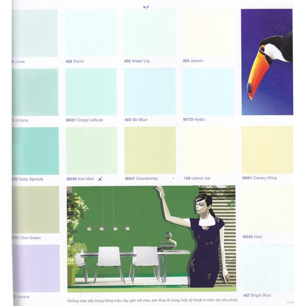 Bảng màu Sơn Nội Thất Spec: Với bảng màu sơn nội thất Spec, bạn sẽ dễ dàng lựa chọn được màu sơn phù hợp với không gian trong nhà và mang lại cảm giác thoải mái, ấn tượng cho mọi người.